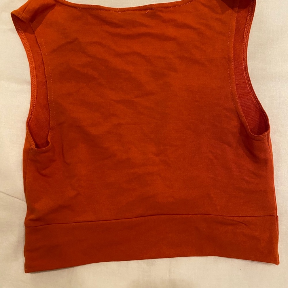 Criss cross crop top
